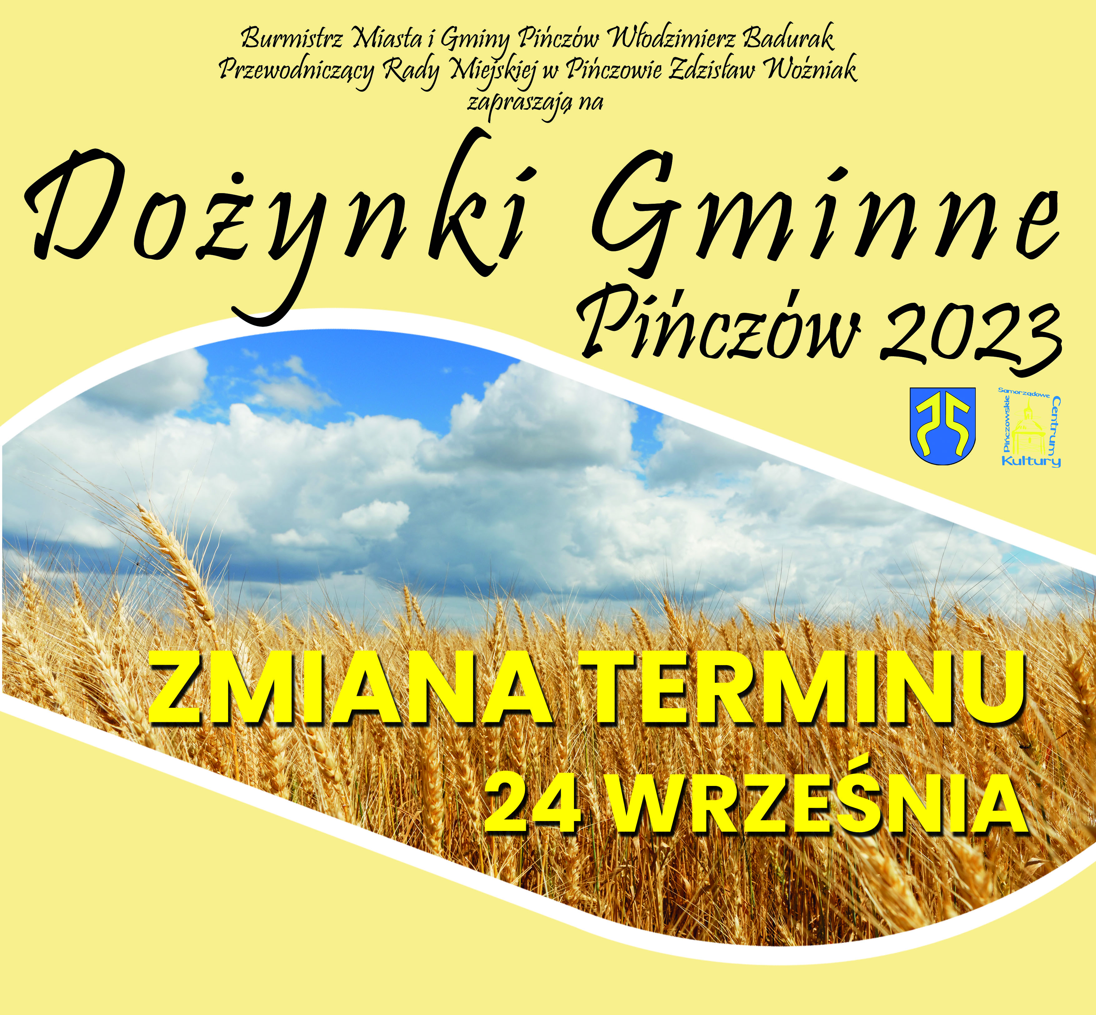 Plakat_Dożynki_2023_zmiana_terminu