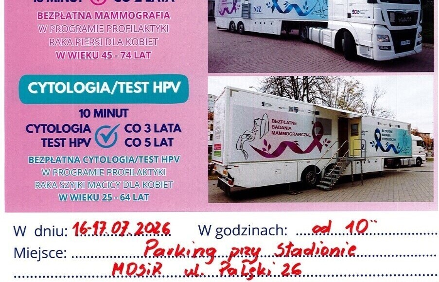 Zdjęcie do Drogie Panie, zapraszamy na badania profilaktyczne