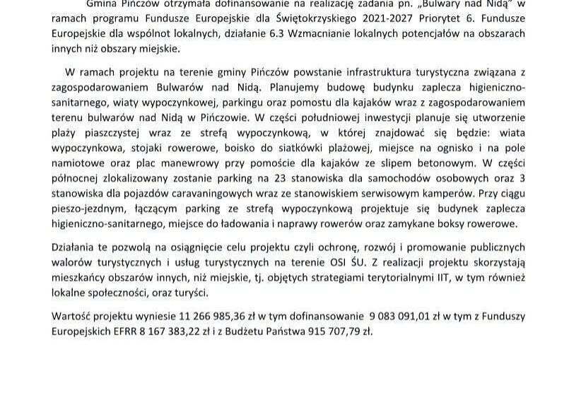 Zdjęcie do Inrformacja o dofinansowaniu