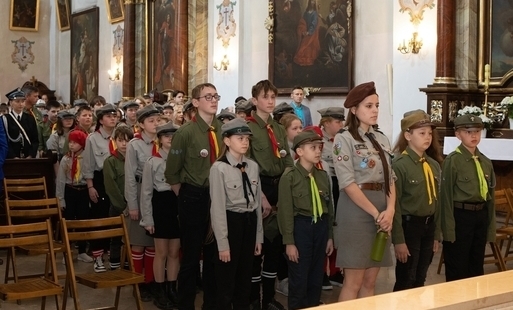 Zdjęcie do Harcerskie uroczystości na Dzień Patrona