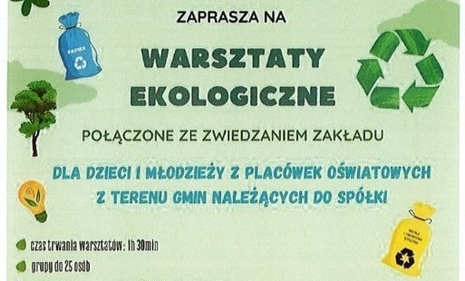 Zdjęcie do Zapraszamy na &bdquo;ekowarsztaty&rdquo;