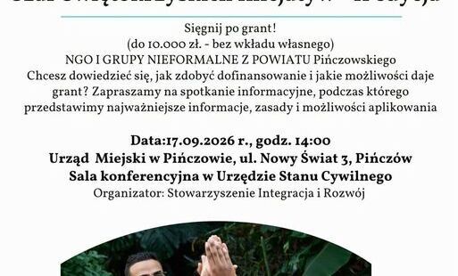 Zdjęcie do Zapraszamy stowarzyszenia oraz grupy nieformalne
