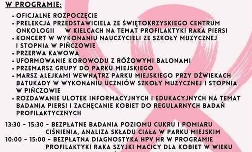 Zdjęcie do Zapraszamy na Marsz R&oacute;żowej Wstążki
