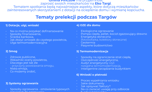 Zdjęcie do Zapraszamy na Eko Targi