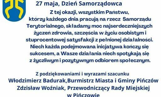 Zdjęcie do 27 Maja Dzień Samorządowca