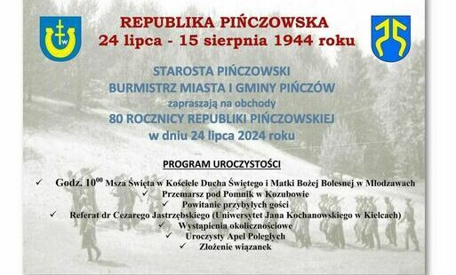 Zdjęcie do Bezpłatny dojazd na uroczystości 80 rocznicy Republiki Pińczowskiej