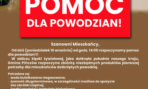 Zdjęcie do Zbiorka dla powodzian