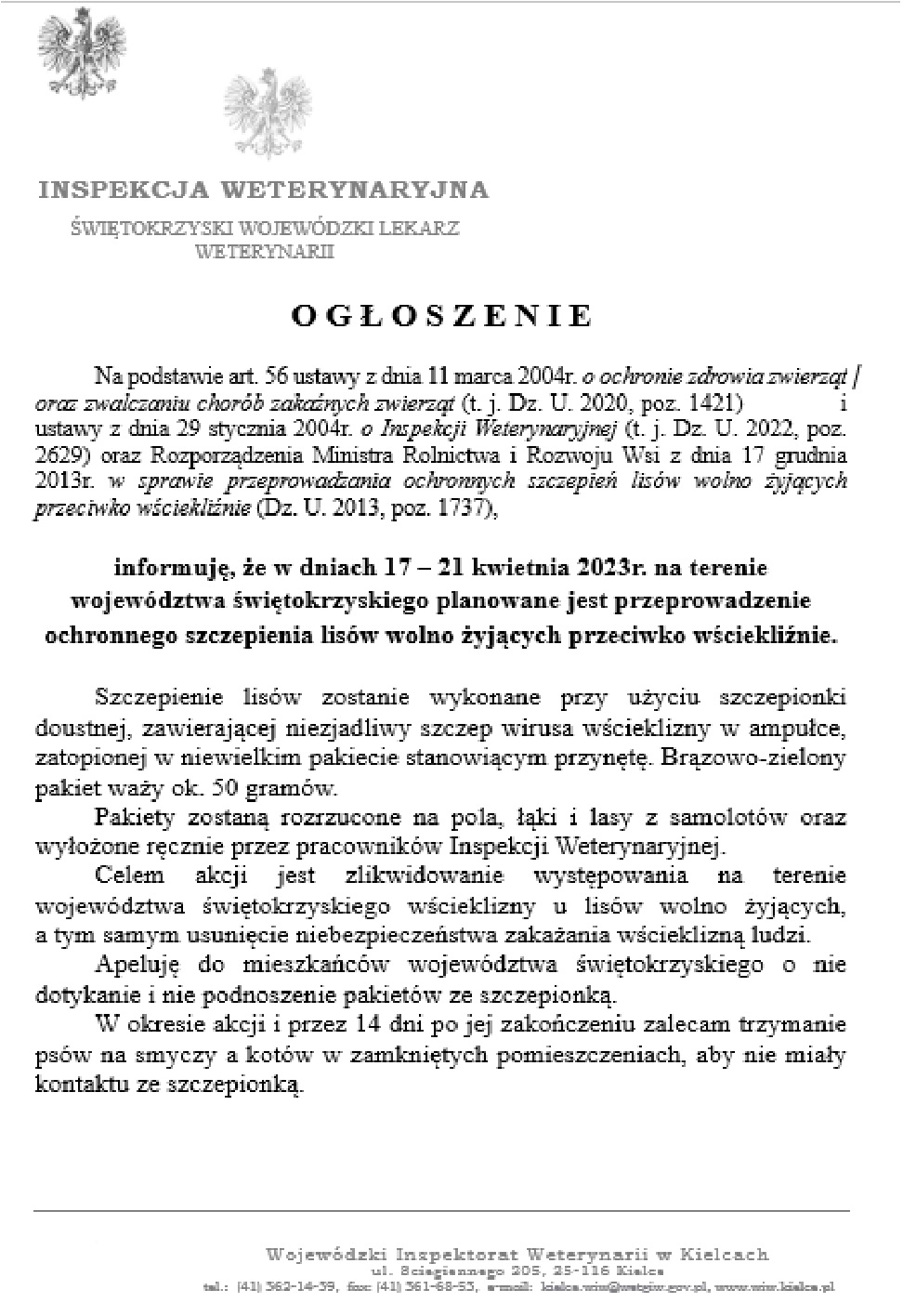 Ogłoszenie